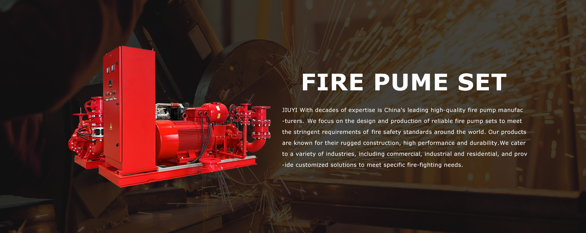 Banner fire pump set