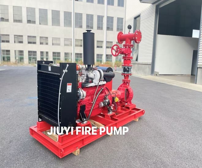 JIUYI 1000gpm 120m End Suction Diesel Engine Fire Pump