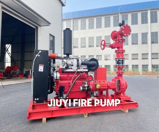 JIUYI 1000gpm 120m End Suction Diesel Engine Fire Pump