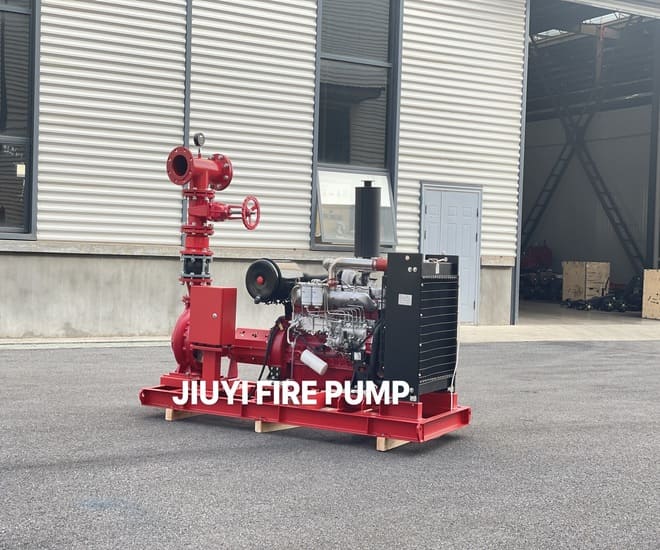 JIUYI 1000gpm 120m End Suction Diesel Engine Fire Pump