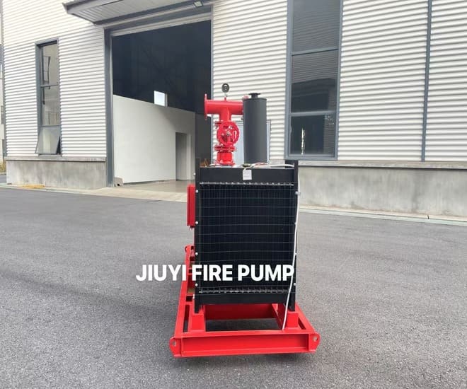 JIUYI 1000gpm 120m End Suction Diesel Engine Fire Pump