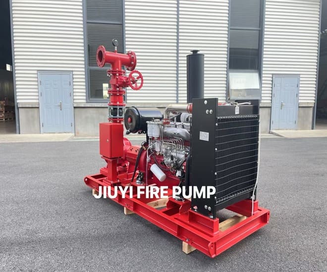 JIUYI 1000gpm 120m End Suction Diesel Engine Fire Pump