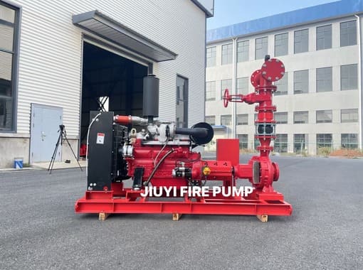 JIUYI 1000gpm 120m End Suction Diesel Engine Fire Pump