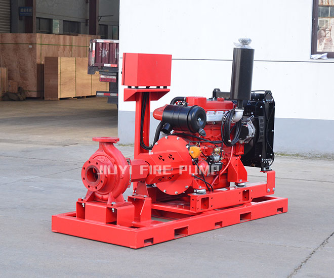 JIUYI ISO End Suction Diesel Engine Fire Pump