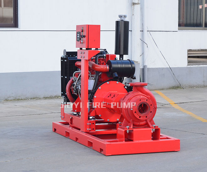 JIUYI ISO End Suction Diesel Engine Fire Pump